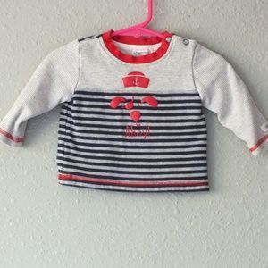 Absorba 6-9mo striped soft sweater